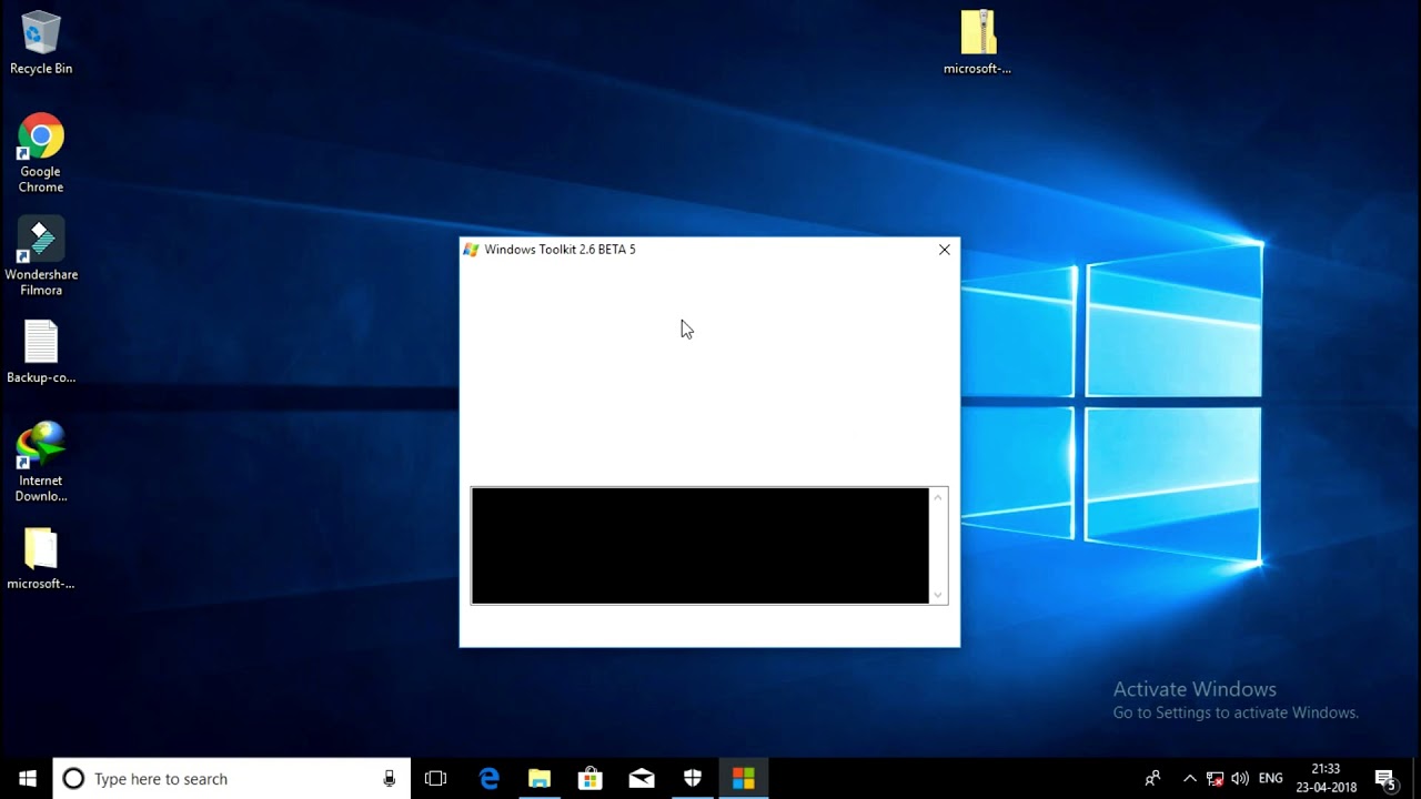 You need to activate windows before you can personalize